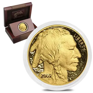 American 2009-W 1 oz $50 Proof Gold American Buffalo (w/Box & COA)
