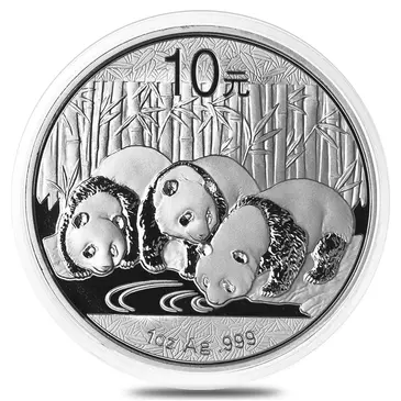 Default 2013 1 oz Chinese Silver Panda BU In Cap