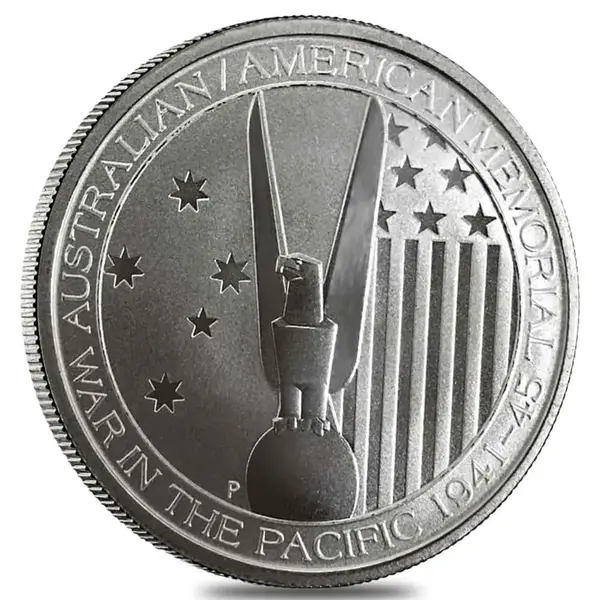 Default 2013 Australia 1/2 oz Silver War in the Pacific Coin Perth Mint .999 Fine BU