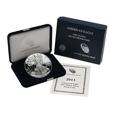 Default 2013-W 1 oz Proof Silver American Eagle (w/Box & COA)