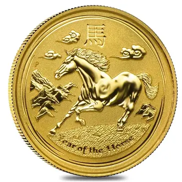 Default 2014 1/10 oz Australian Gold Lunar Year of the Horse Coin (Series 2)