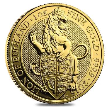 Default 2016 Great Britain 1 oz Gold Queen's Beasts (Lion) Coin .9999 Fine BU