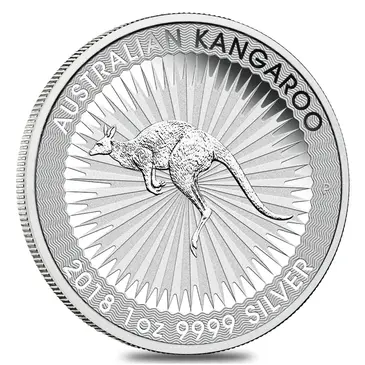 Australian 2018 1 oz Australian Silver Kangaroo Perth Mint Coin .9999 Fine BU