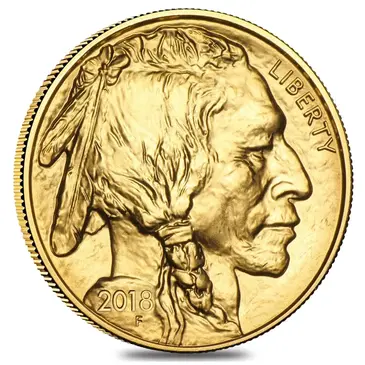 American 2018 1 oz Gold American Buffalo $50 Coin BU
