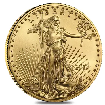 American 2018 1 oz Gold American Eagle $50 Coin BU