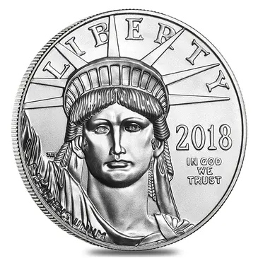 American 2018 1 oz Platinum American Eagle $100 Coin BU