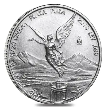 Mexican 2019 1/20 oz Mexican Silver Libertad Coin .999 Fine BU