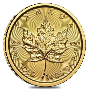 Canadian 2019 1/4 oz Canadian Gold Maple Leaf $10 Coin .9999 Fine BU (Sealed)