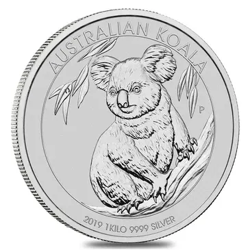 Australian 2019 1 Kilo Silver Australian Koala Perth Mint .9999 Fine BU In Cap