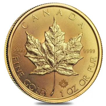 Canadian 2019 1 oz Canadian Gold Maple Leaf $50 Coin .9999 Fine BU