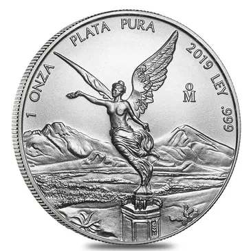 Mexican 2019 1 oz Mexican Silver Libertad Coin .999 Fine BU