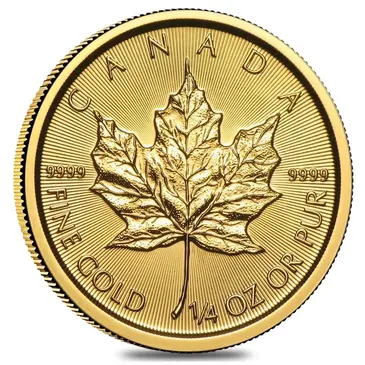 Canadian 2020 1/4 oz Canadian Gold Maple Leaf $10 Coin .9999 Fine BU (Sealed)