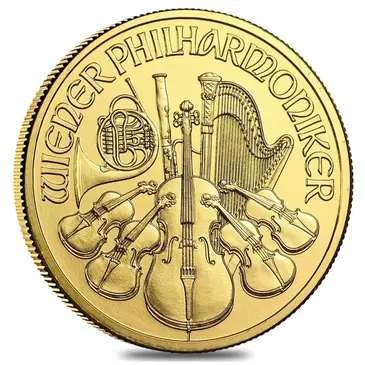 Austrian 2020 1 oz Austrian Gold Philharmonic Coin BU