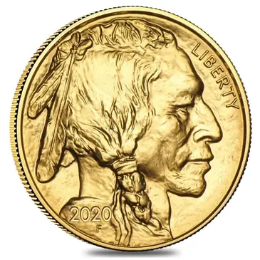American 2020 1 oz Gold American Buffalo $50 Coin BU