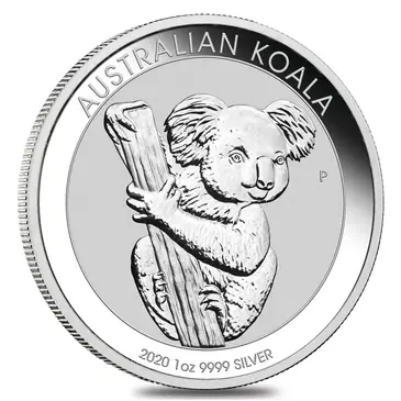 Australian 2020 1 oz Silver Australian Koala Perth Mint .9999 Fine BU In Cap
