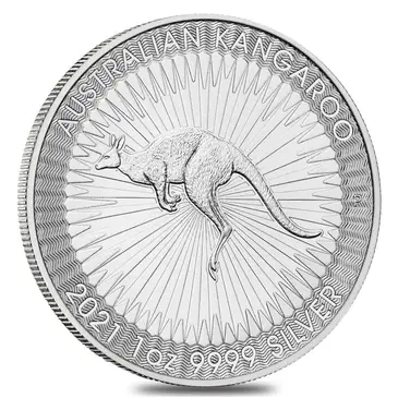 Australian 2021 1 oz Australian Silver Kangaroo Perth Mint Coin .9999 Fine BU