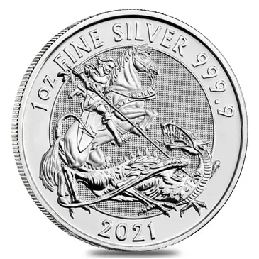 British 2021 Great Britain 1 oz Silver Valiant Coin .9999 Fine BU