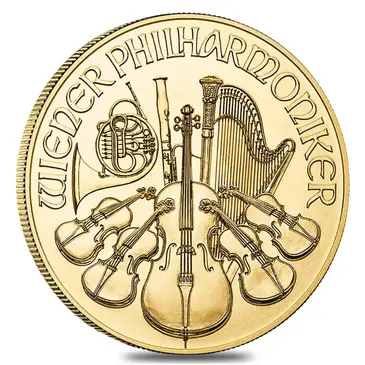 Austrian 2022 1/4 oz Austrian Gold Philharmonic Coin BU