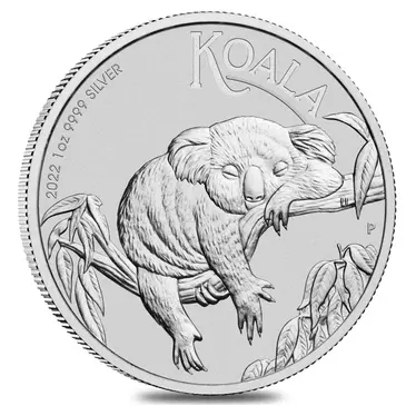 Default 2022 1 oz Silver Australian Koala Perth Mint .999 Fine BU In Cap