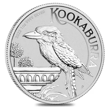 Australian 2022 1 oz Silver Australian Kookaburra Perth Mint .9999 Fine BU In Cap