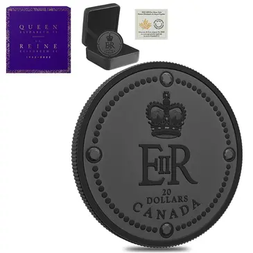 Default 2022 Canada 1 oz Queen Elizabeth II's Royal Cypher Silver Coin