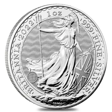 British 2022 Great Britain 1 oz Silver Britannia Coin .999 Fine BU