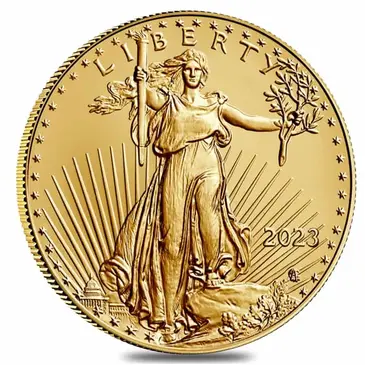 Default 2023 1/10 oz Gold American Eagle $5 Coin BU
