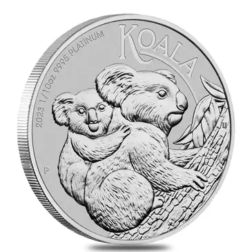 Default 2023 1/10 oz Platinum Australian Koala Perth Mint BU