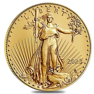 Default 2023 1/2 oz Gold American Eagle $25 Coin BU
