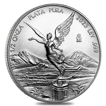 Default 2023 1/2 oz Mexican Silver Libertad Coin BU