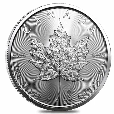 Default 2023 1 oz Canadian Silver Maple Leaf .9999 Fine $5 Coin BU