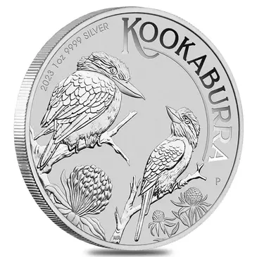 Default 2023 1 oz Silver Australian Kookaburra Perth Mint .9999 Fine BU In Cap
