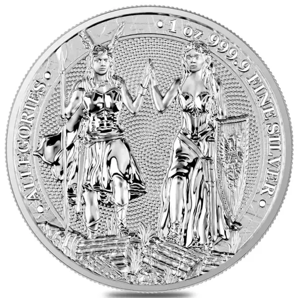 Default 2023 1 oz Silver Galia & Germania The Allegories BU