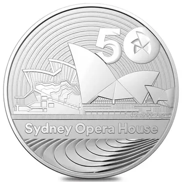 Default 2023 1 oz Silver Sydney Opera House 50th Ann. Coin BU Royal Australian Mint