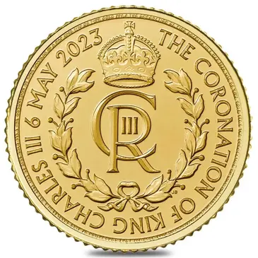 Default 2023 Great Britain 1/10 oz King Charles Coronation Gold Coin BU