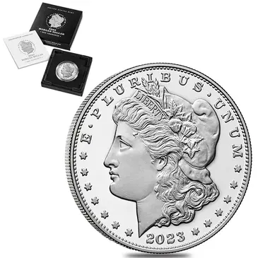 Default 2023-S Morgan Silver Dollar Proof Coin .999 Fine (w/Box & COA)