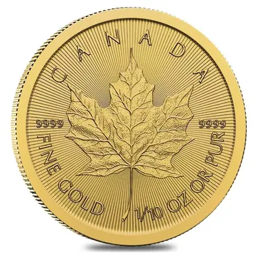 Default <p>2024 1/10 oz Canadian Gold Maple Leaf $5 Coin BU (Sealed)</p>