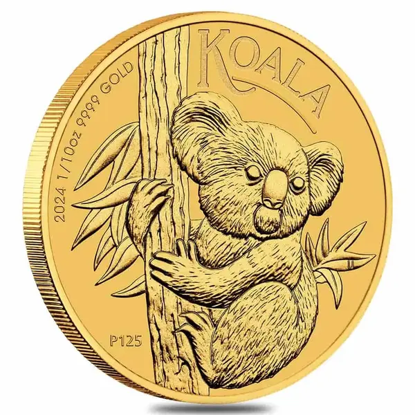 Default 2024 1/10 oz Gold Australian Koala Perth Mint BU