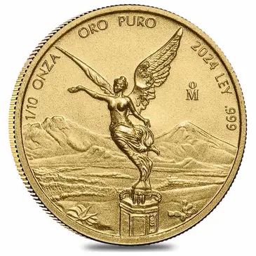 Default 2024 1/10 oz Mexican Libertad Gold Coin BU