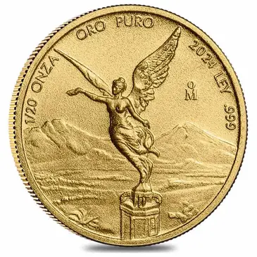 Default 2024 1/20 oz Mexican Libertad Gold Coin BU