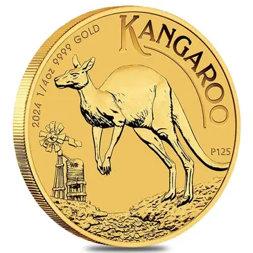 Default 2024 1/4 oz Australian Gold Kangaroo Perth Mint BU