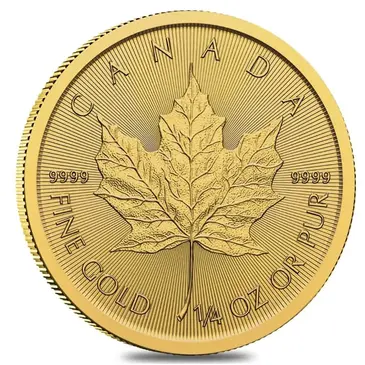 Default <p>2024 1/4 oz Canadian Gold Maple Leaf $10 Coin BU (Sealed)</p>