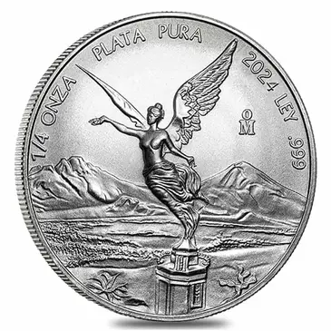 Default <p>2024 1/4 oz Mexican Silver Libertad Coin BU</p>