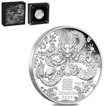 Default <p>2024 1 oz Proof Silver Lunar Dragon Australian Perth Mint</p>