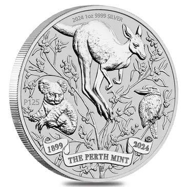 Default 2024 Australia 1 oz The Perth Mint's 125th Ann. Silver Coin BU