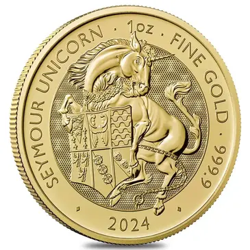 Default <p>2024 GB 1 oz Gold The Tudor Beasts Seymour Unicorn Coin BU</p>