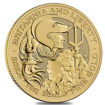 Default <p>2024 Great Britain 1 oz Gold Britannia and Liberty Coin BU</p>