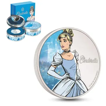 Default <p>2024 Niue 1 oz Disney Princess Cinderella Silver Coin</p>