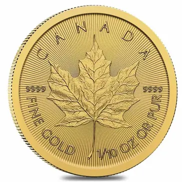 Default <p>2025 1/10 oz Canadian Gold Maple Leaf $5 Coin BU (Sealed)</p>