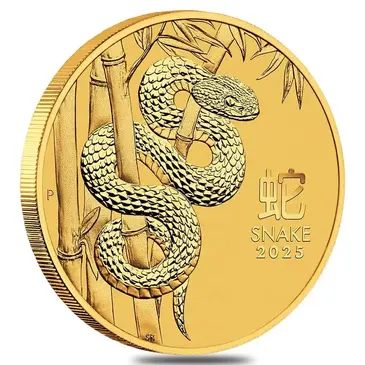 Default 2025 1/20 oz Gold Lunar Snake BU Australia Perth Mint